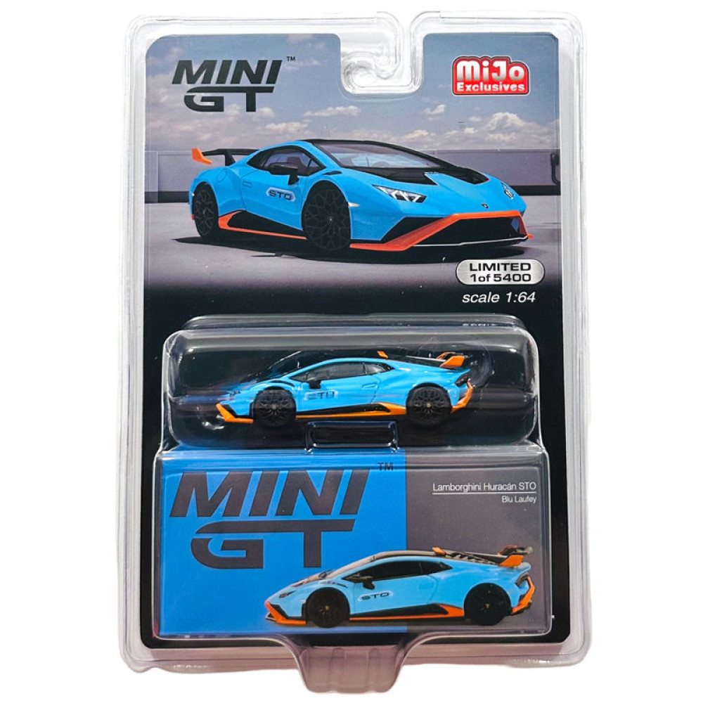 Машинка Mini GT Lamborghini Huracán STO Blu Laufey - купити на